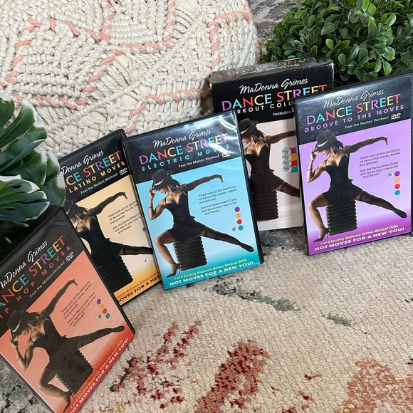 Y2K Madonna Grimes Dance Street Workout Collection DVD Set of 4 Fitness Dance - Picture 2 of 16